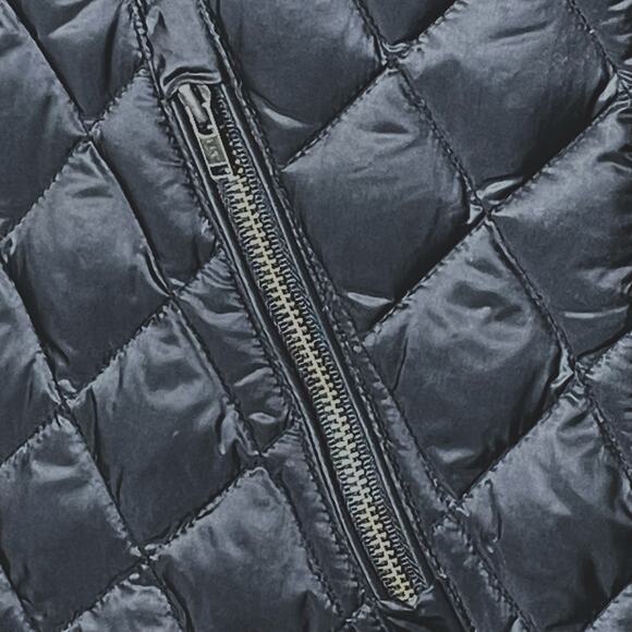 Talbots Women’s S Down Filled Puffer Quilted Vest Zio Pockets Stand Collar EUC - Picture 4 of 11